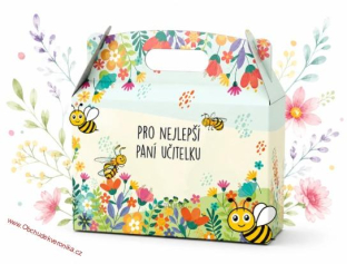 DÁRKOVÝ BOX PRO NEJLEPŠÍ PANÍ UČITELKU kytičky