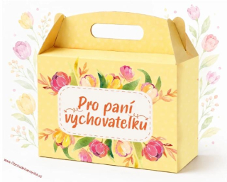DÁRKOVÝ BOX PRO PANÍ VYCHOVATELKU - TULIPÁNY